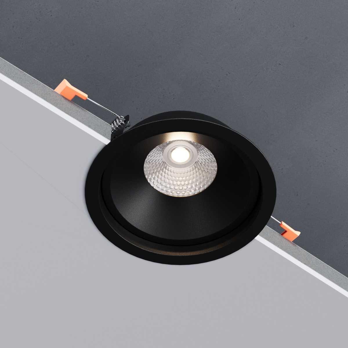 Встраиваемый светодиодный светильник Elektrostandard Slide 25083/LED 6W 4200K чёрный a062944
