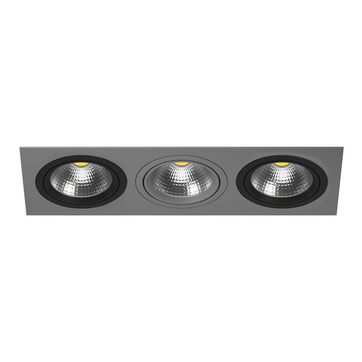Комплект из светильника и рамки Lightstar Intero 111 (217839+217907+217909+217907) i839070907