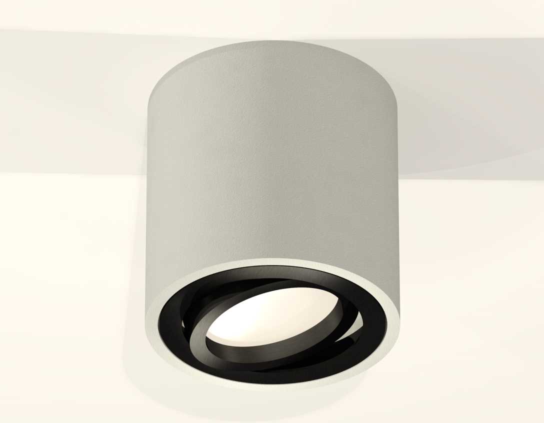Комплект накладного светильника Ambrella light Techno Spot XS7533002 SGR/PBK серый песок/черный полированный (C7533, N7002)