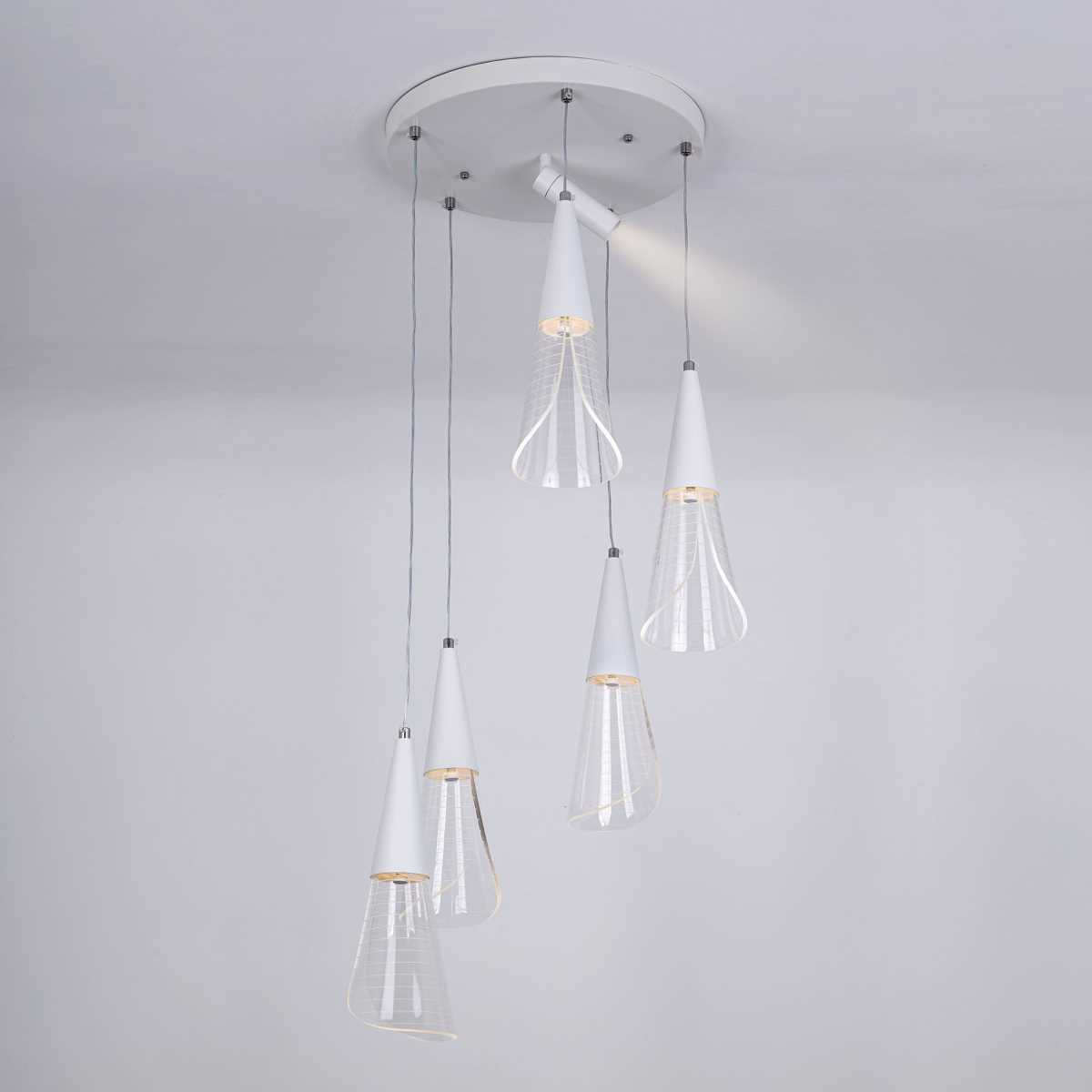 Подвесной светильник LED4U L7106-6 WТ