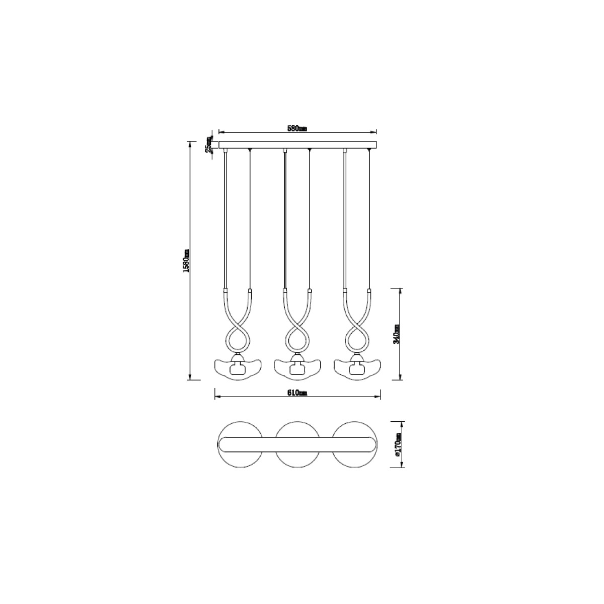 Подвесной светильник Vele Luce Janice VL5444P03