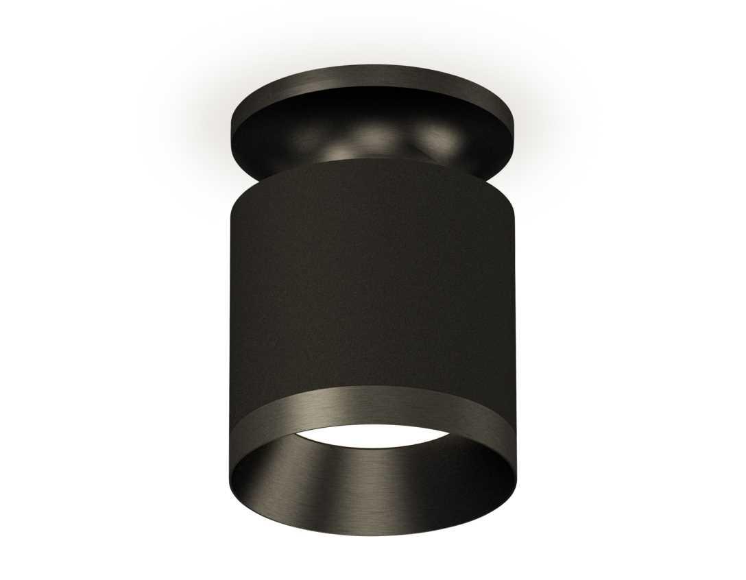 Комплект накладного светильника Ambrella light Techno Spot XS7402062 SBK/PBK черный песок/черный полированный (N7926, C7402, N7031)