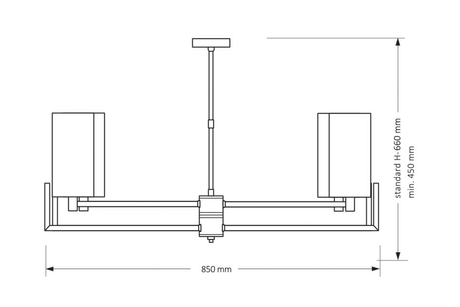 Подвесная люстра KUTEK MOOD Nemi NEM-ZW-4(N)