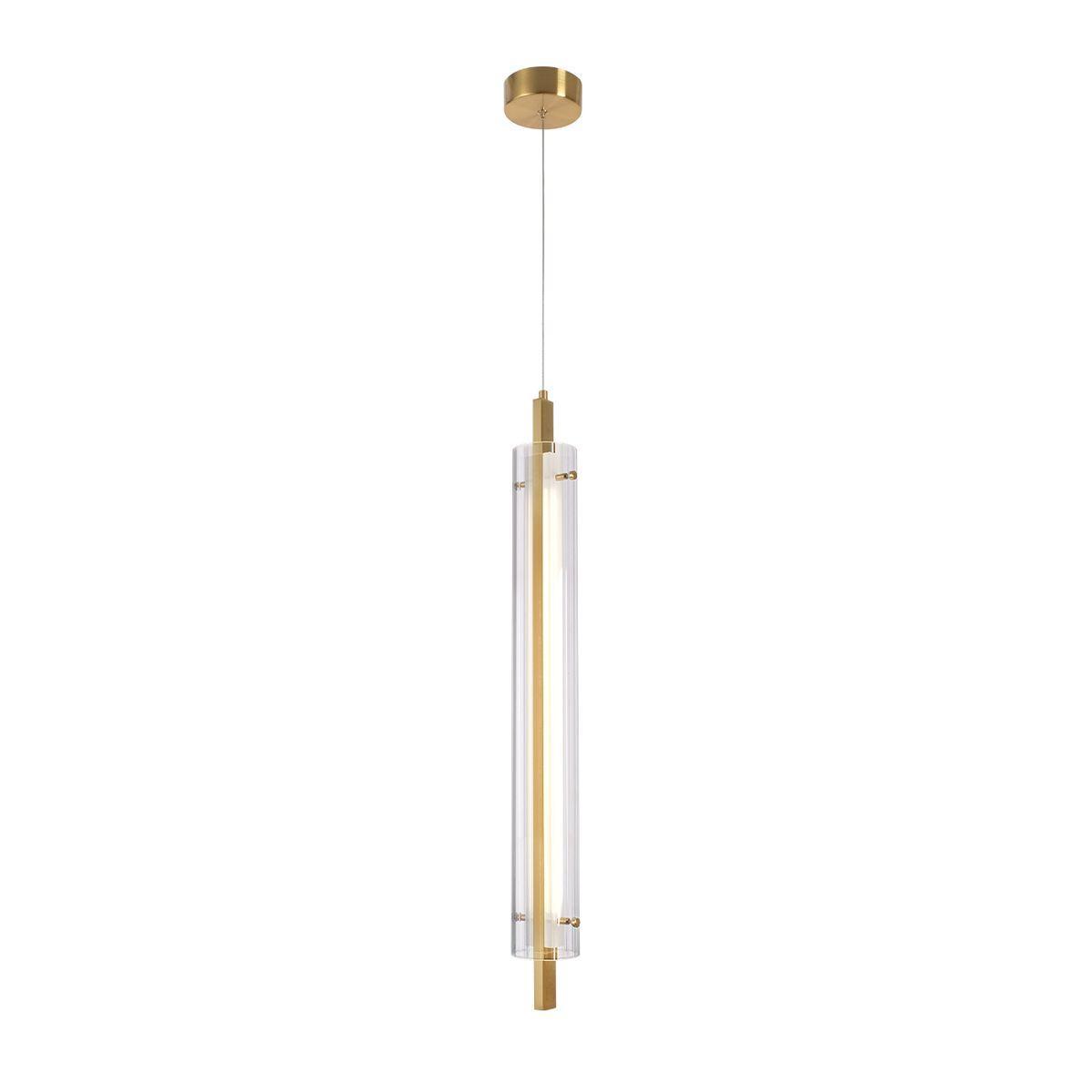 Подвесной светодиодный светильник Indigo Vitreo 11067/B/1P Brass V000175L
