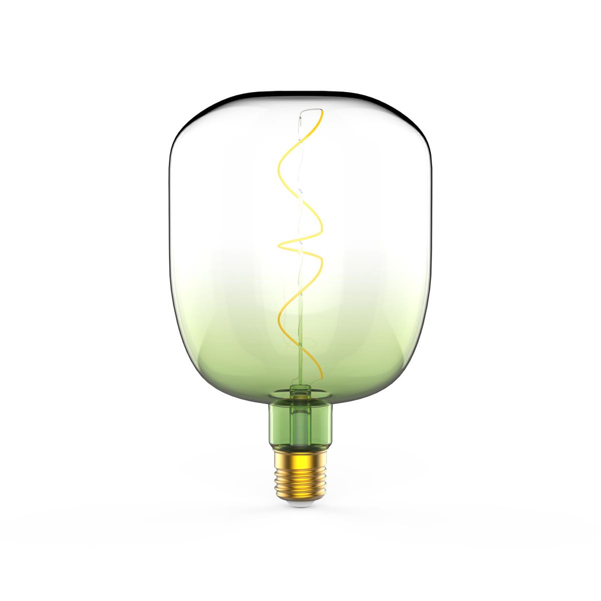 Лампа светодиодная филаментная Gauss E27 5W 1800K зеленая 1009802105