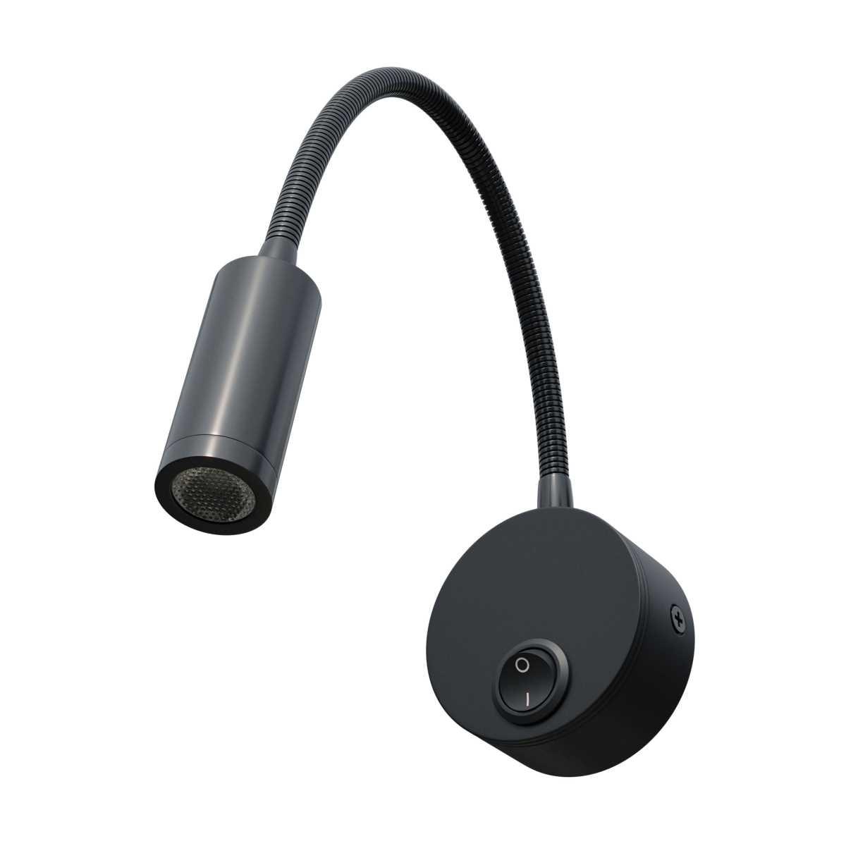 Бра 3W 155LM 4000K, черный Omega Lightstar 200247