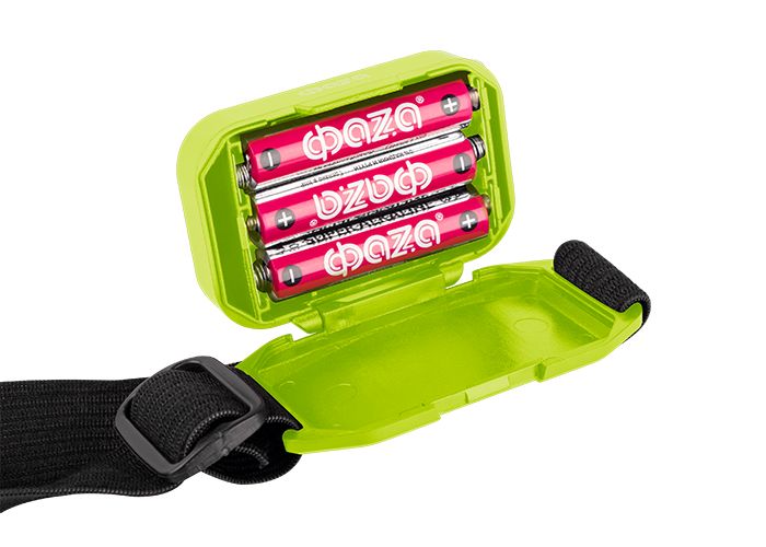 Налобный светодиодный фонарь ФАZA от батареек 100 лм 70х42 H9-L1W-gn