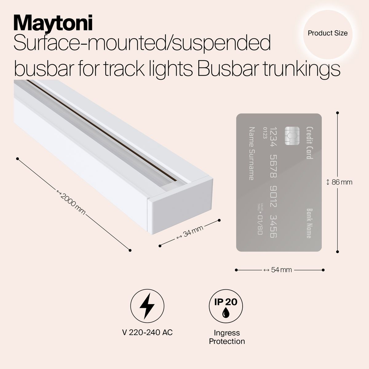 Шинопровод Maytoni Track TRX001-112W