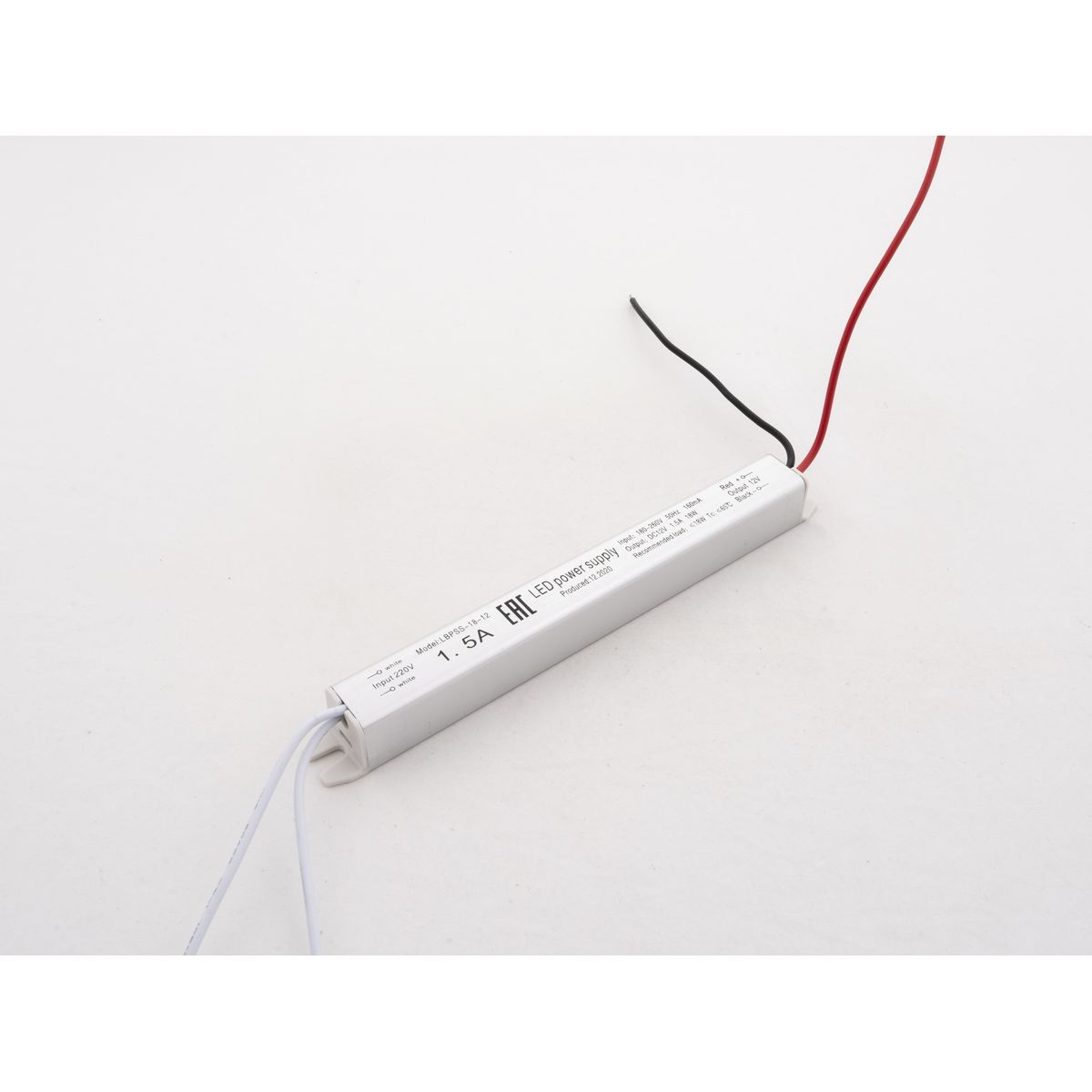 Блок питания LEDS POWER 18Вт 12В Super Slim 390041