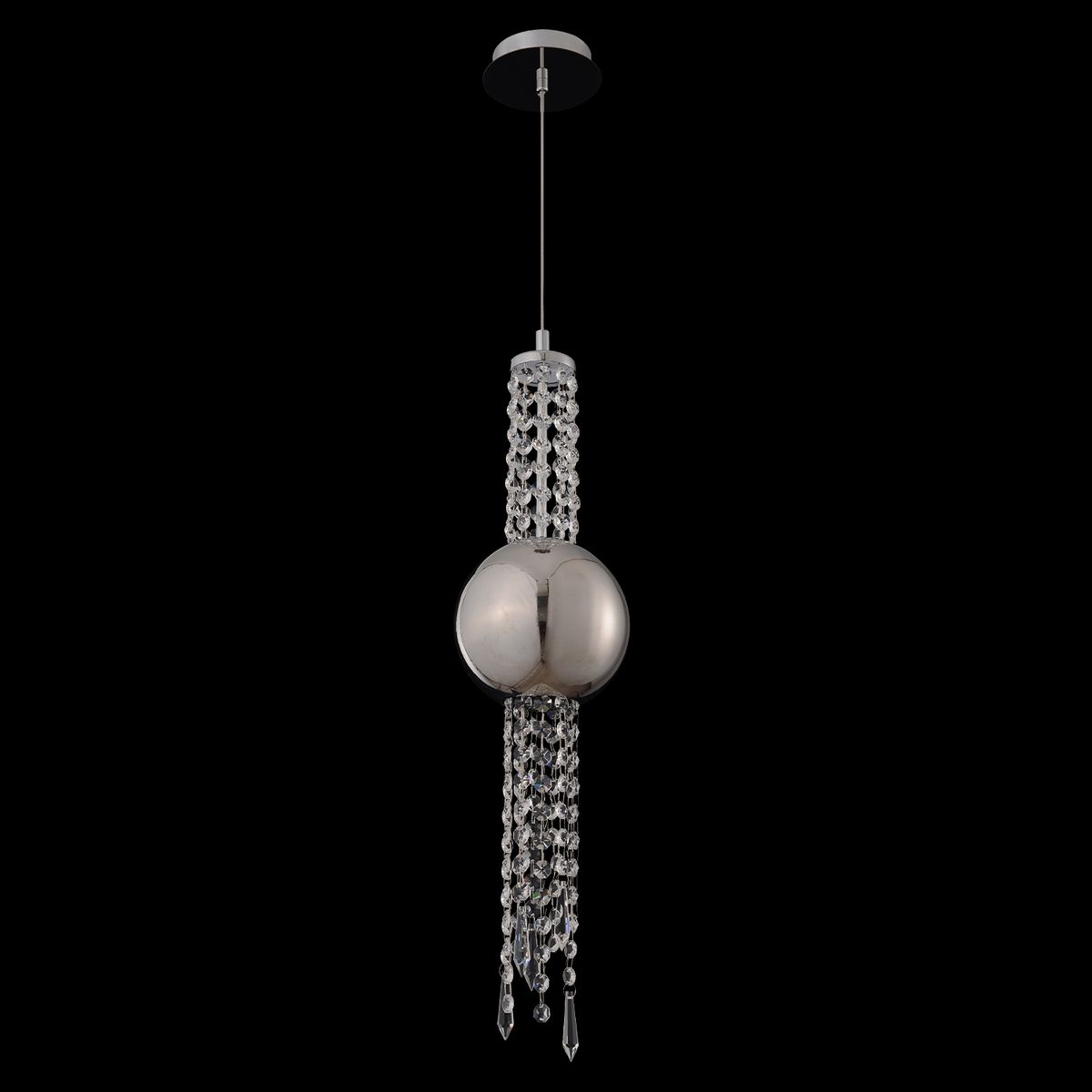 Подвесной светодиодный светильник Crystal Lux Navajo SP3W Led Chrome