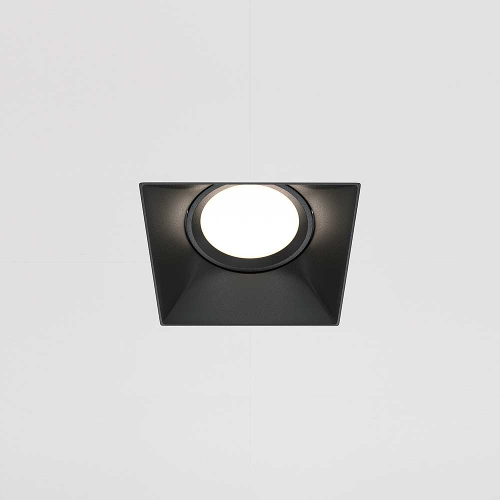 Встраиваемый светильник Maytoni Technical Dot DL042-01-SQ-B