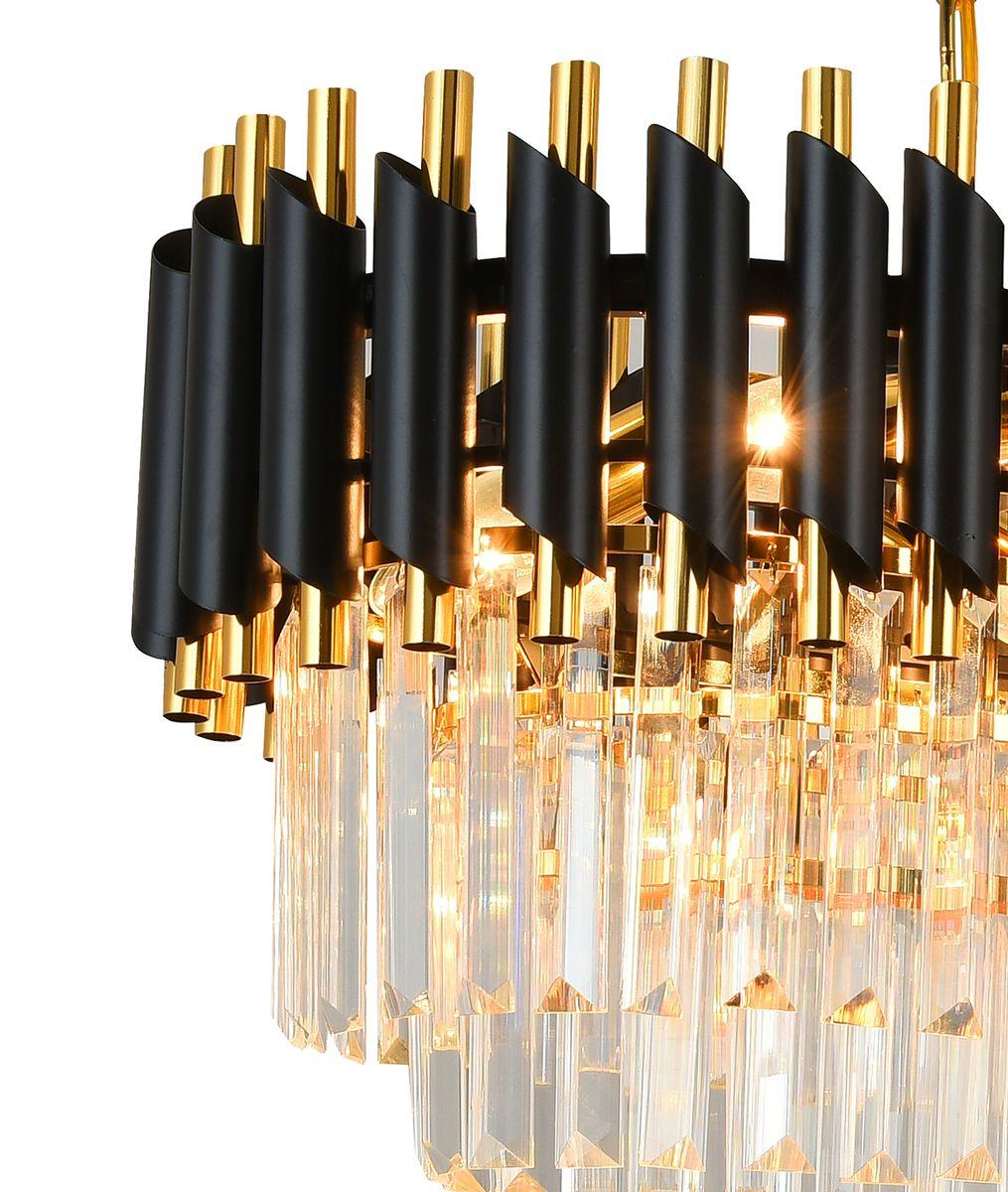 Подвесная люстра Natali Kovaltseva Darian 76017/8C Gold Black