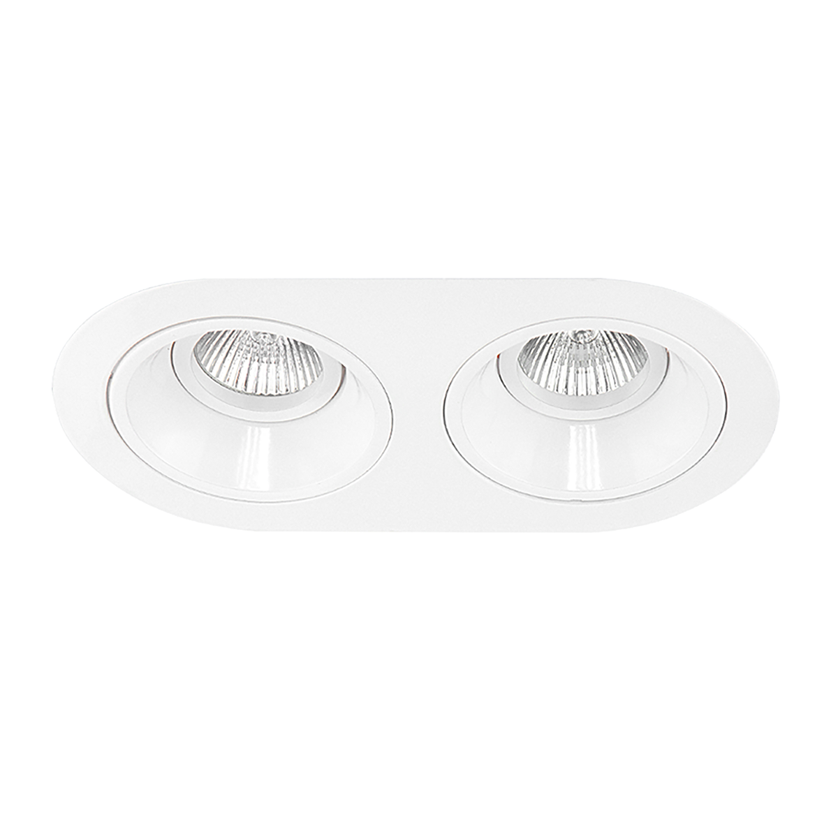 Комплект из светильников и рамки Lightstar Domino Round (214656+214606+214606) D6560606