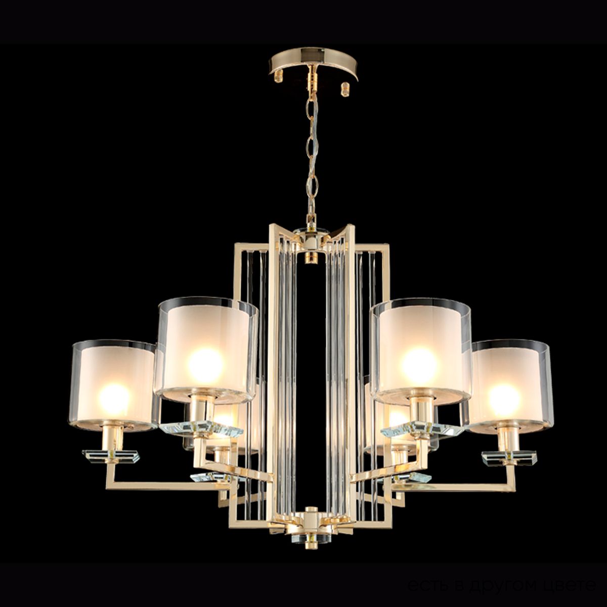 Подвесная люстра Crystal Lux Nicolas SP-PL6 Gold/White