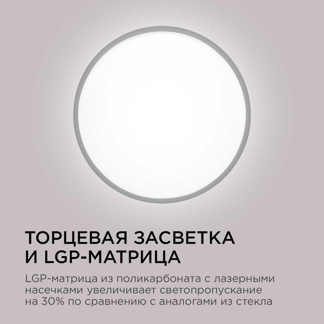 Потолочный светодиодный светильник Apeyron Spin 18-133