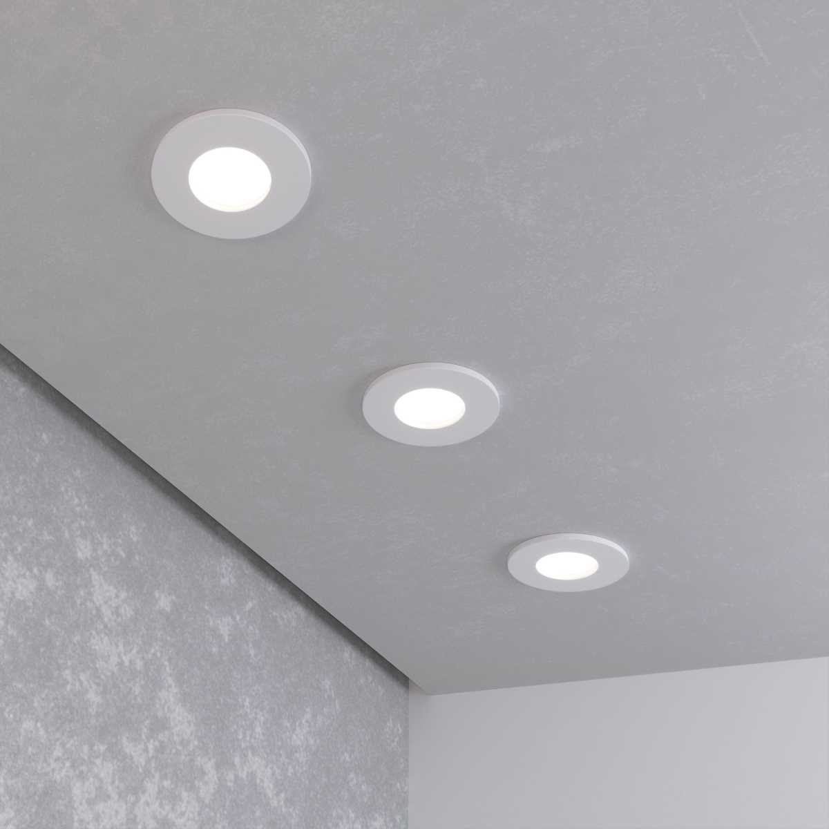 Встраиваемый светильник Elektrostandard 125 MR16 белый матовый a053361