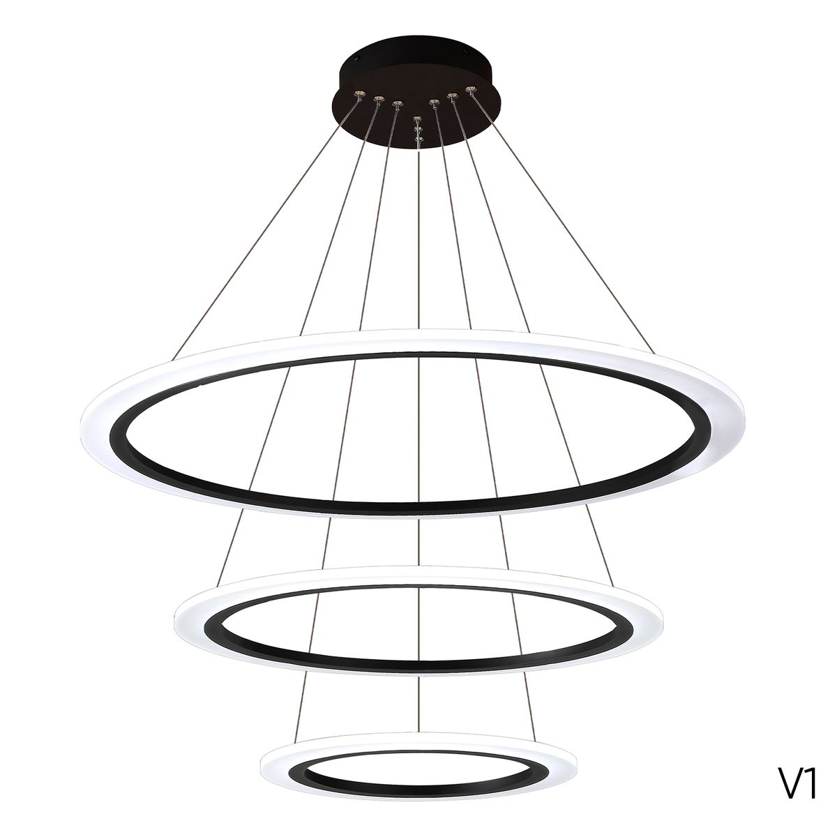 Подвесной светодиодный светильник Crystal Lux Manzana SP67W Led  Black