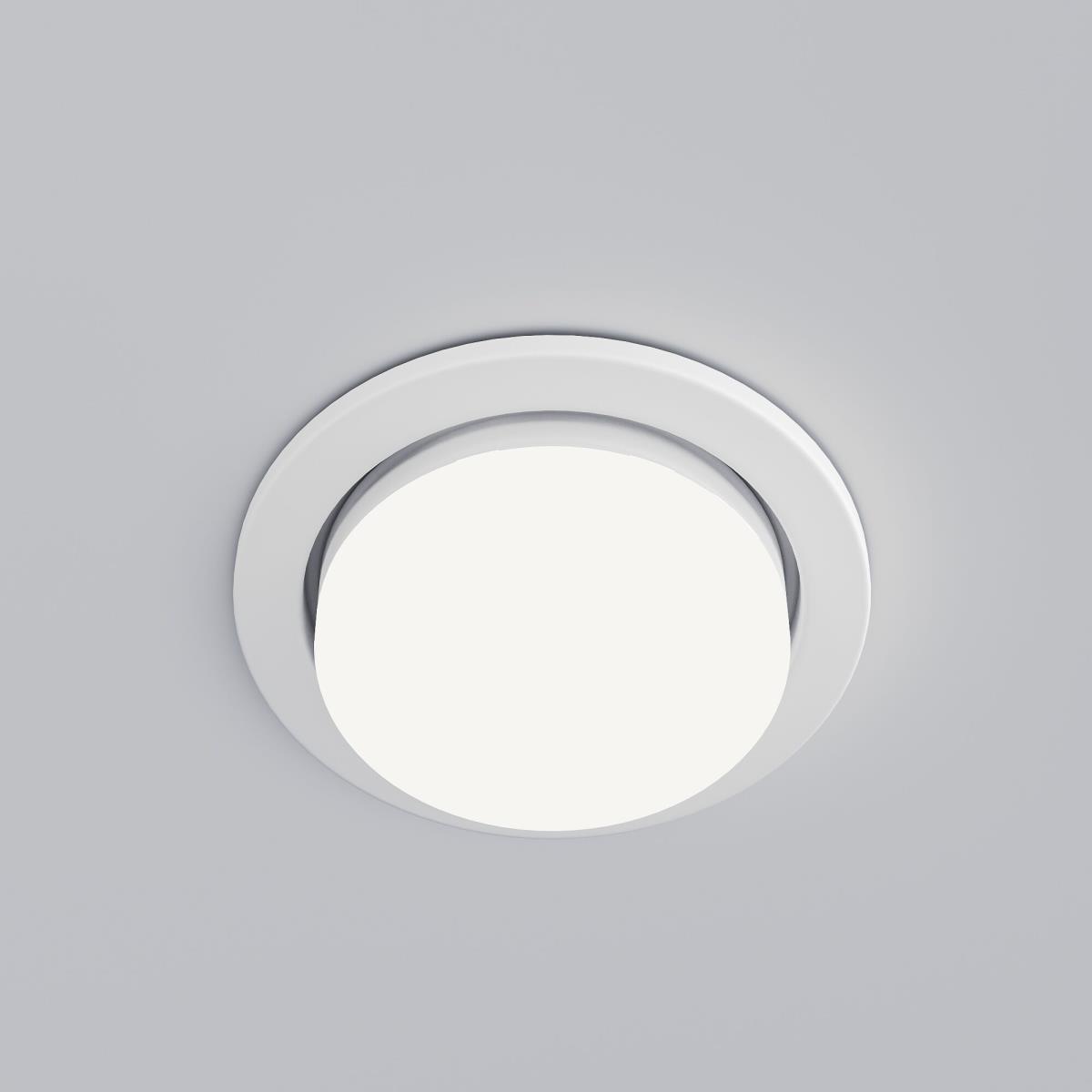 Встраиваемый светильник Elektrostandard 1035 GX53 WH белый a032501