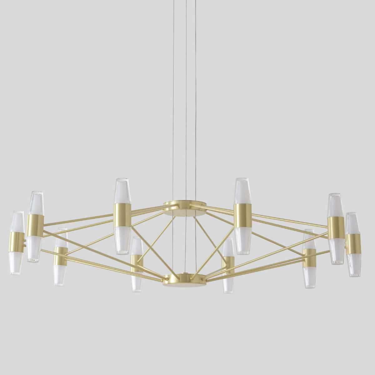 Подвесная люстра Crystal Lux DOROTEA SP10 GOLD
