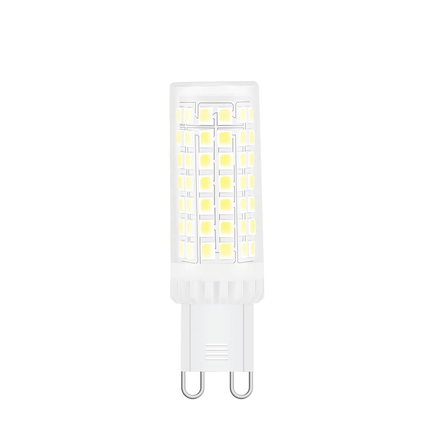 Лампа светодиодная Gauss G9 6,5W 3000К прозрачная 107309106