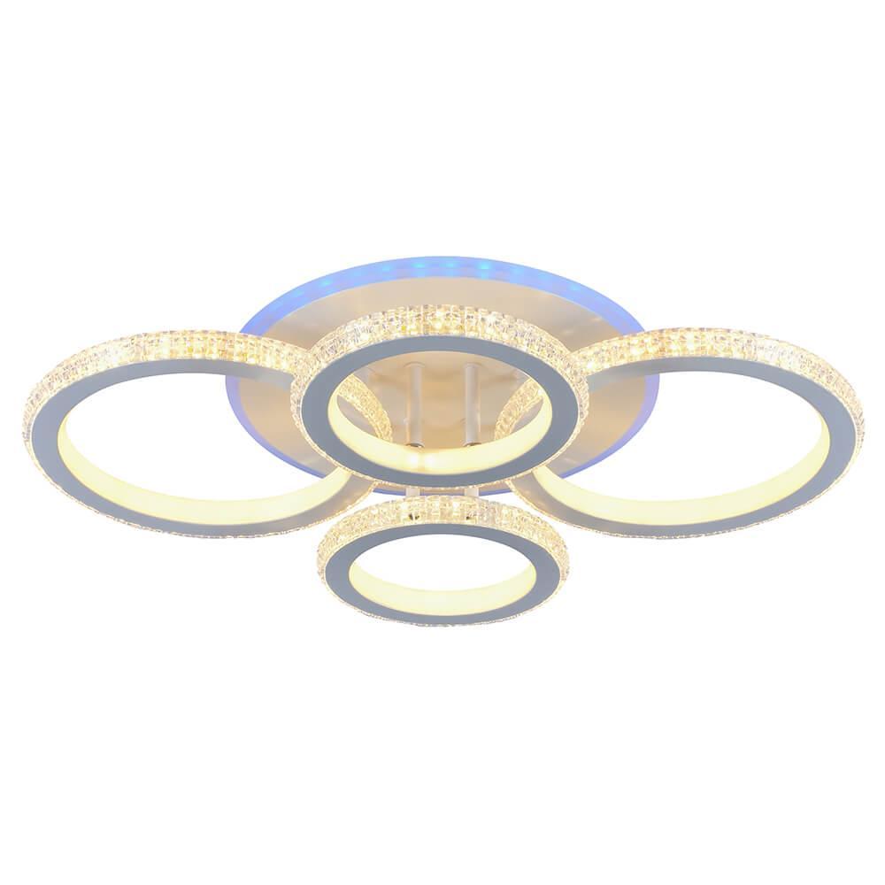 Потолочная светодиодная люстра Profit Light 8017/2+2 WHT
