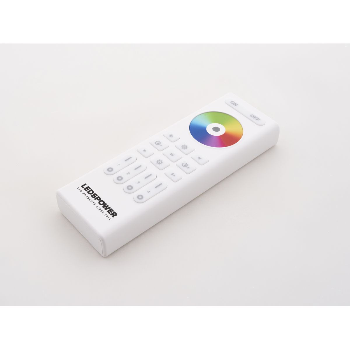 Пульт LEDS POWER RGB/RGBW/RGBCCT на 4 зоны RC03RF белый 006543