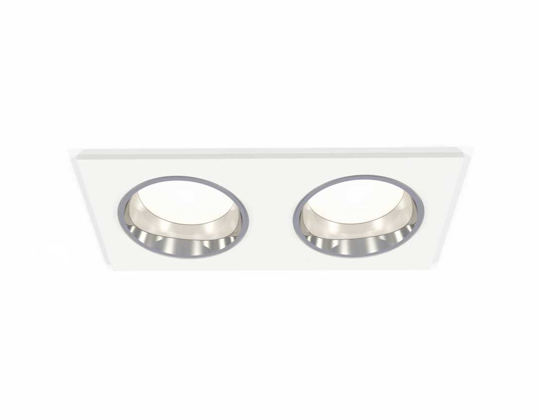 Комплект встраиваемого светильника Ambrella light Techno Spot XC6525003 SWH/PSL белый песок/серебро полированное (C6525, N6112)