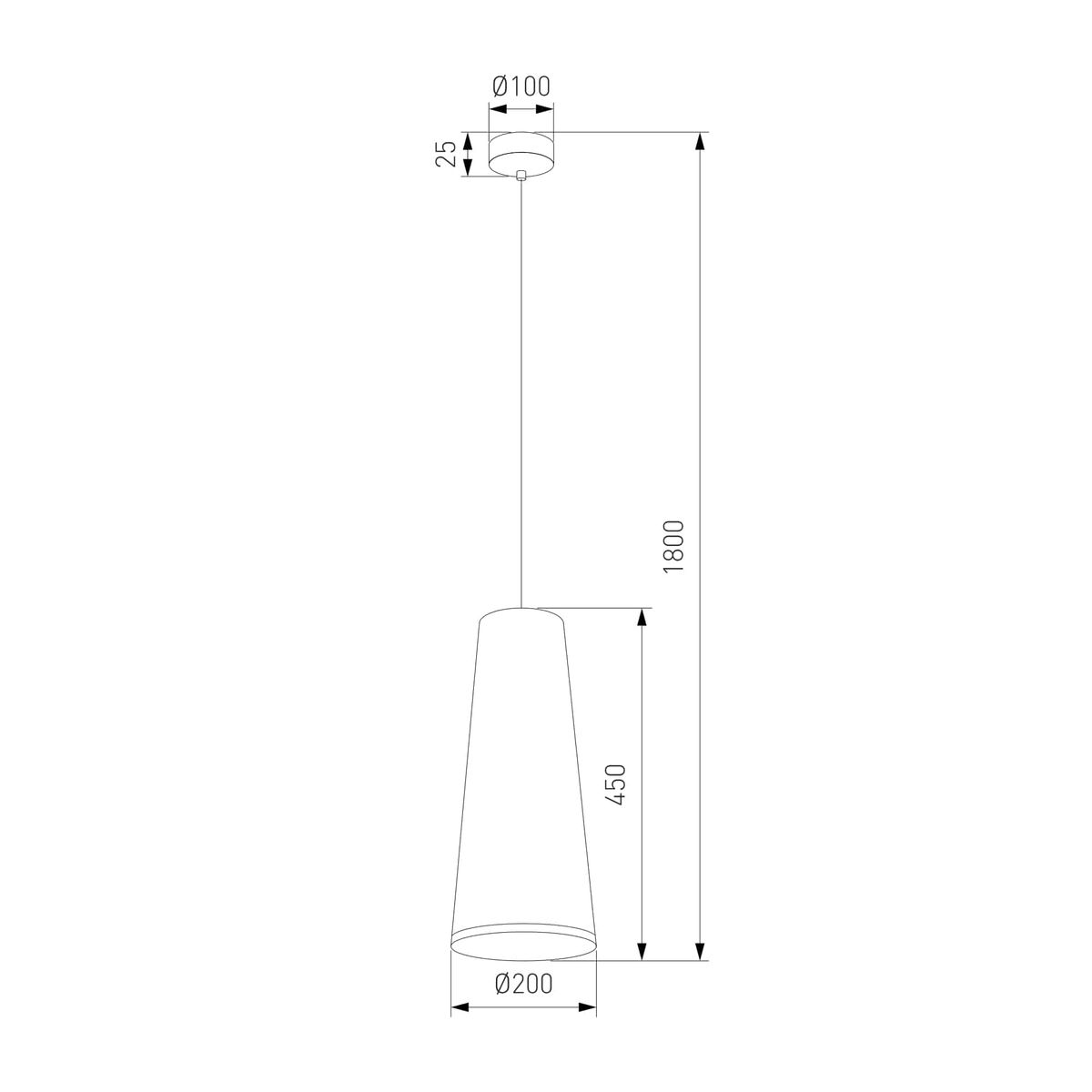 Подвесной светильник TK Lighting 10085 Zing