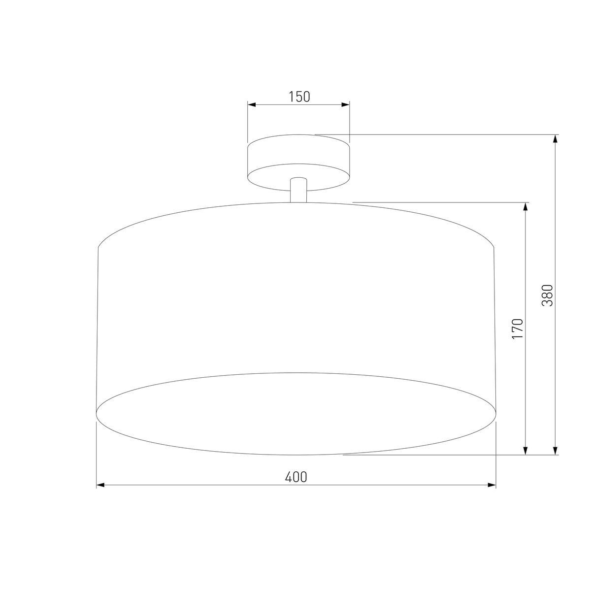 Потолочный светильник TK Lighting 4031 Rondo Beige
