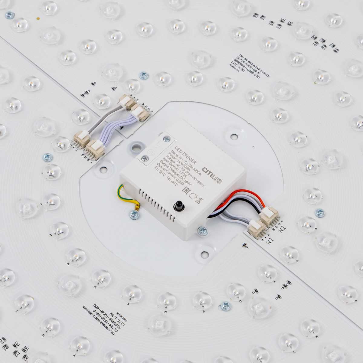 Потолочный светодиодный светильник с пультом ДУ Citilux Купер RGB Черный CL724105G1