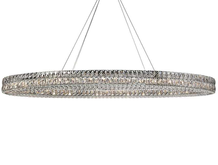 Люстра NEWPORT 8550/160 C oval chrome
