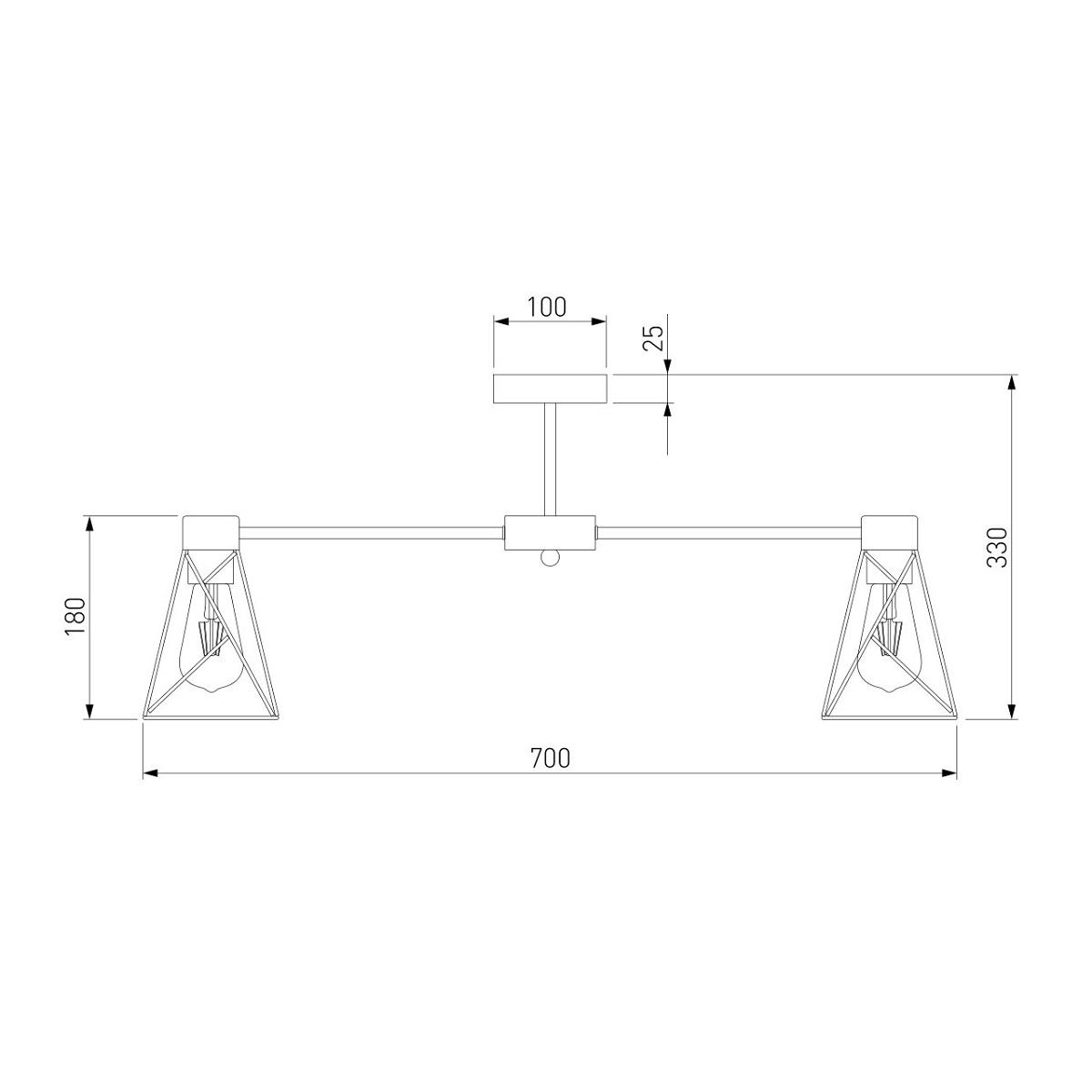 Потолочная люстра Eurosvet Trappola 70107/8 белый