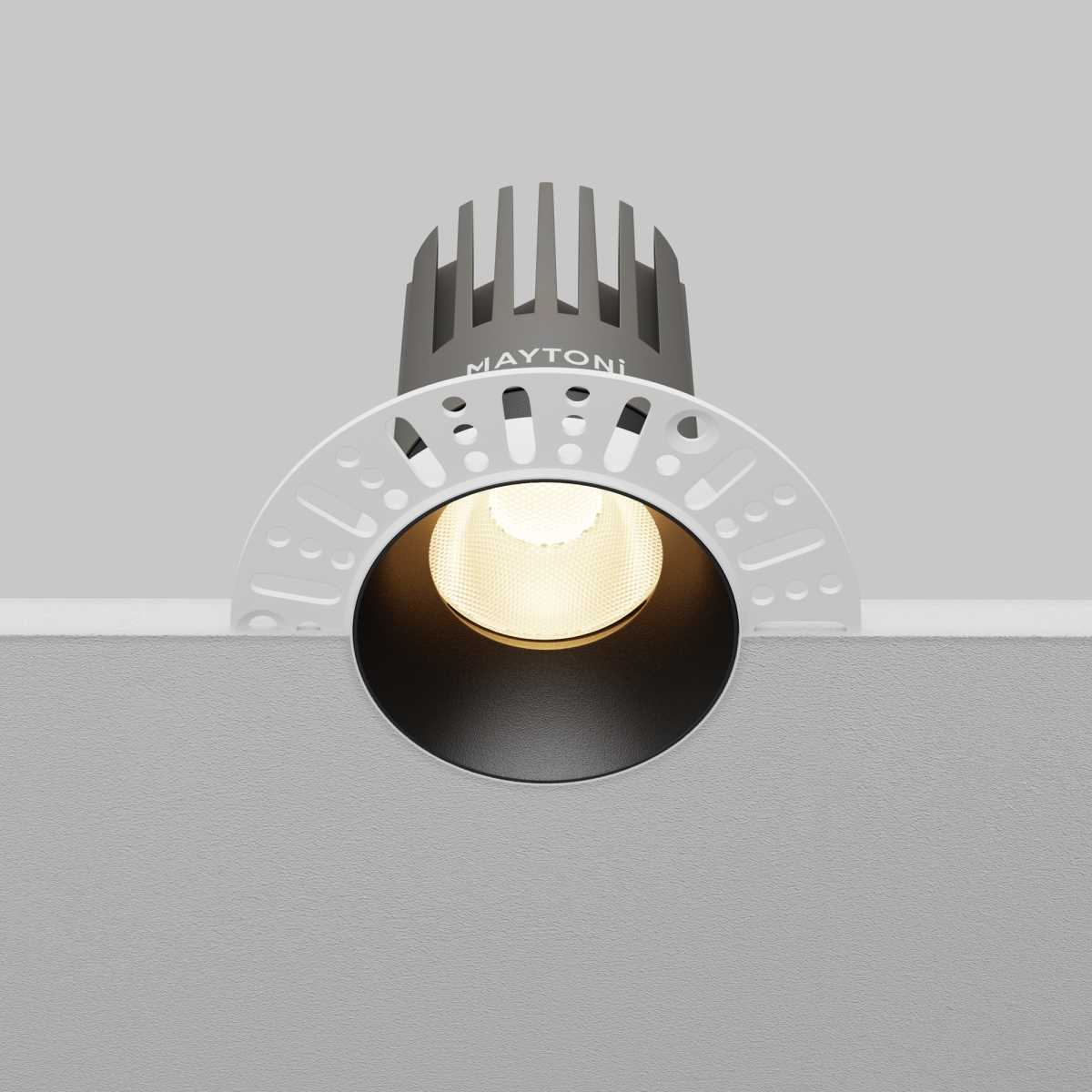 Встраиваемый светильник Maytoni Technical DL121-15W-3K-TRS-B