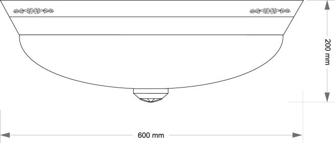 Потолочная люстра KUTEK BELLAGIO BEL-PL-3(BN)