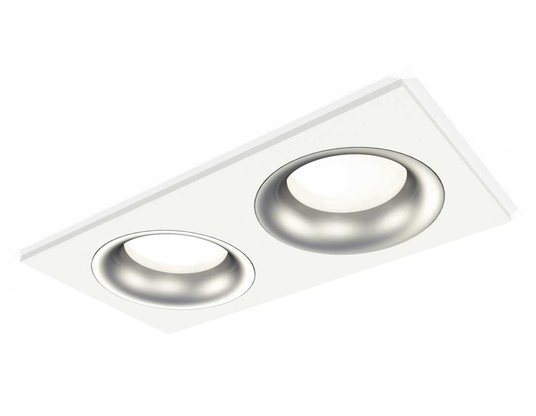 Комплект встраиваемого светильника Ambrella light Techno Spot XC7635004 SWH/MCH белый песок/хром матовый (C7635, N7013)