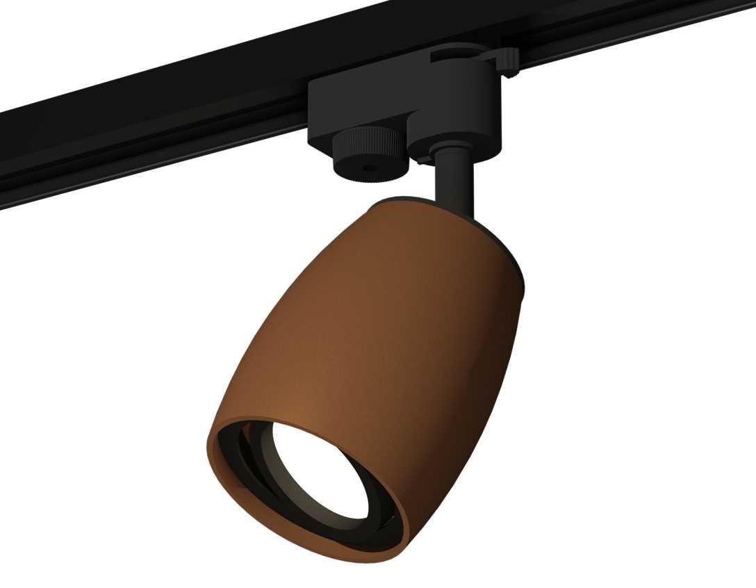 Комплект трекового светильника Ambrella light Track System XT1124002 SCF/PBK кофе песок/черный полированный (A2521, C1124, N7002)