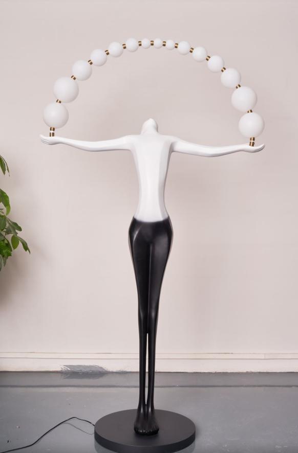 Торшер Alfa Light F2724-05 L135*W60*H230 BLACK