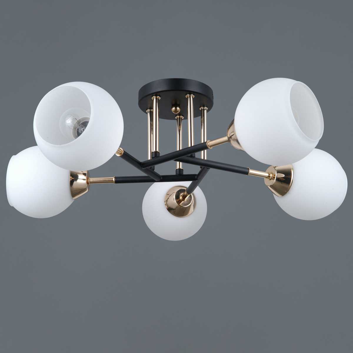 Потолочный светильник ILLUMICO IL0689-5CSQ-24 BK FGD LIBRA