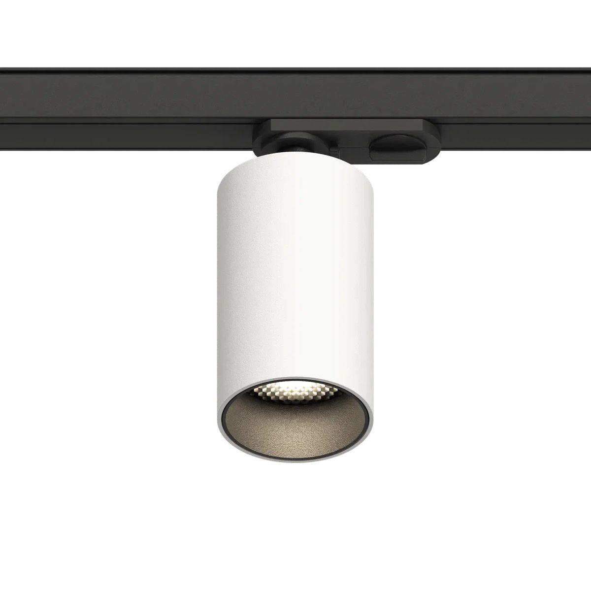 POWERLINE Трековый светильник SPOT LED 220В 10Вт 3000К CRI90 15° TRIAC белый песок
