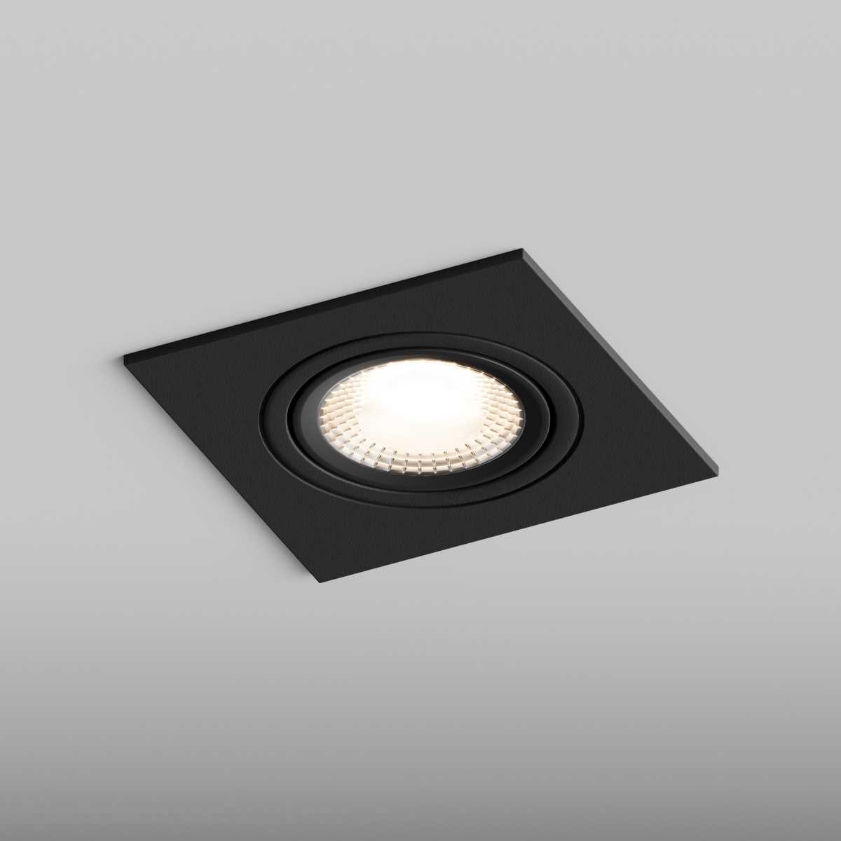 Встраиваемый светильник Hesby Lighting Hesby Atlas IP20,10Вт, GU5.3, черный HSBL_0118