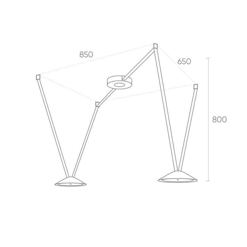 Комплект ременной трековой системы Denkirs Belty Set DK55SET03-01-DG