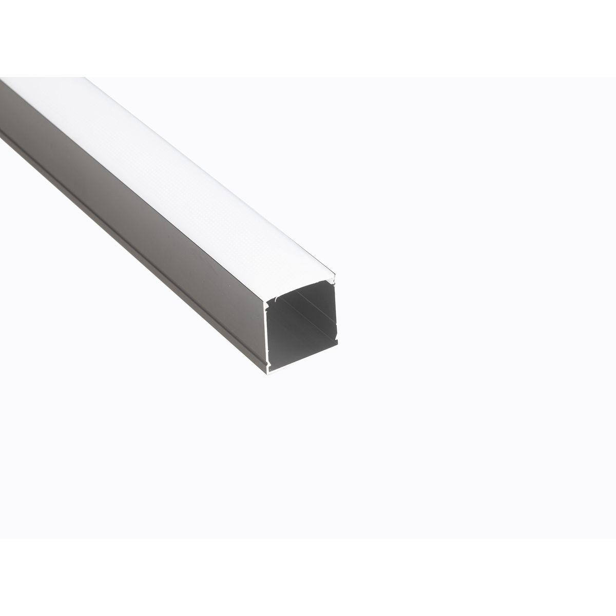 Профиль накладной LEDS POWER СПН3030 алюм. черный с призм.рассеивателем 2м 008509