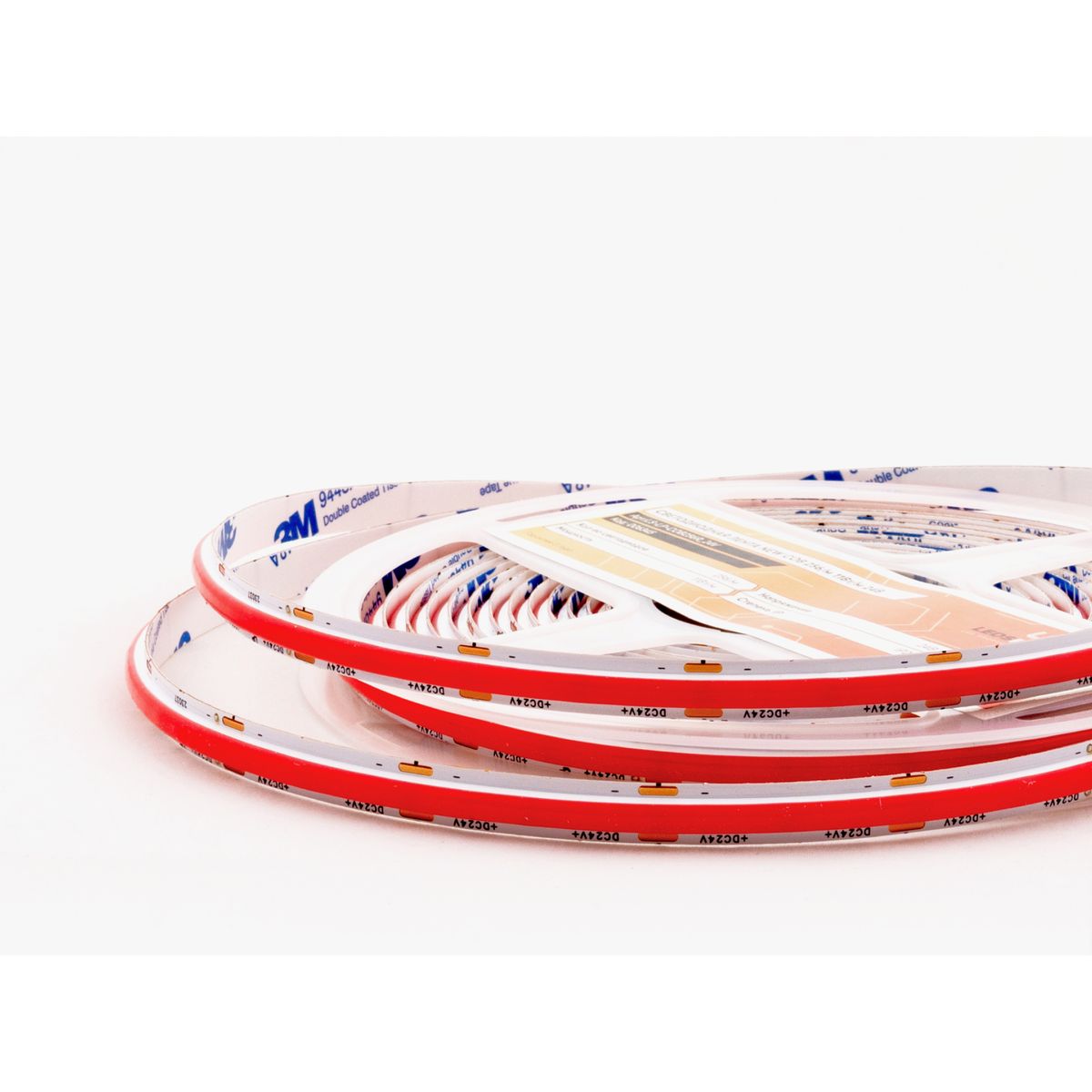 Светодиодная лента LEDS POWER NEW COB 256/м (11Вт/м) 24В красная 006345