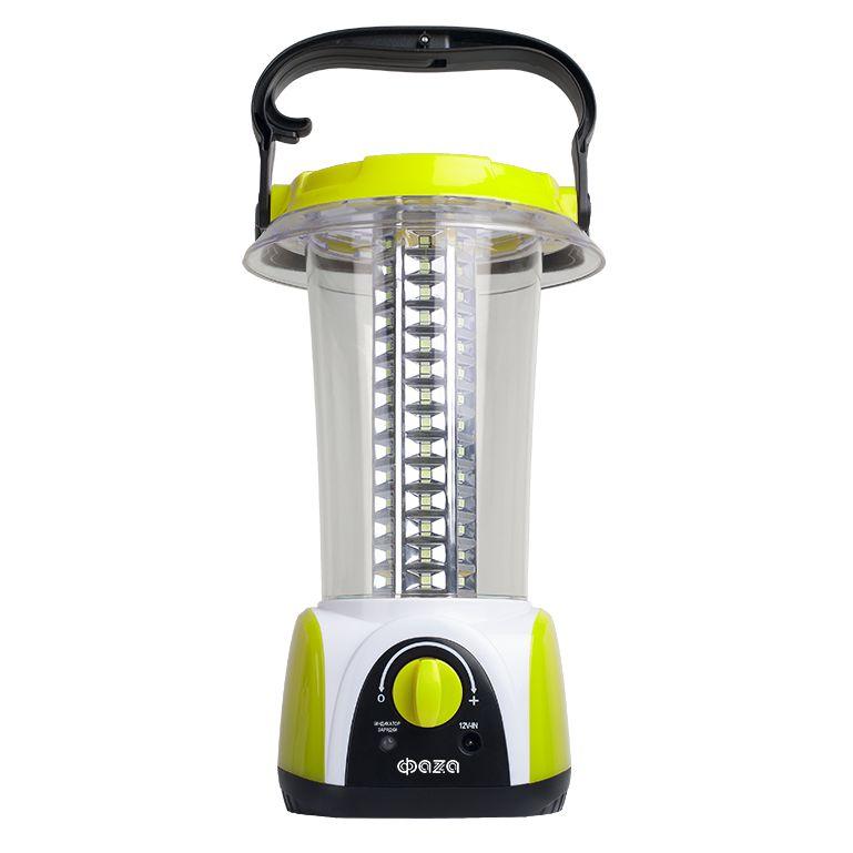 Кемпинговый светодиодный фонарь ФАZA аккумуляторный 450 лм 237х134 AccuF5-L84-gn