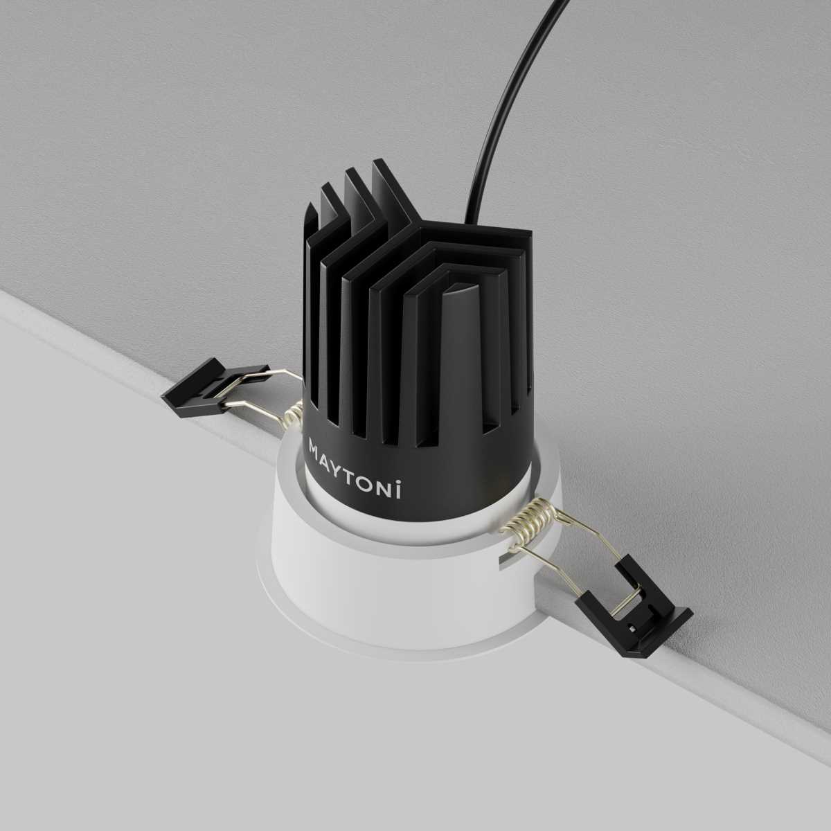 Встраиваемый светильник Maytoni Technical Dip DL117-15W-4K-W