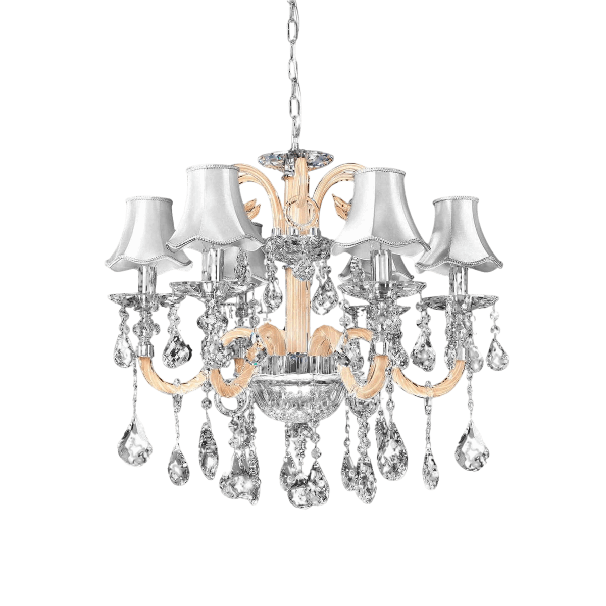 Подвесная люстра Lumina Deco Denica LDP 66249-6 WT
