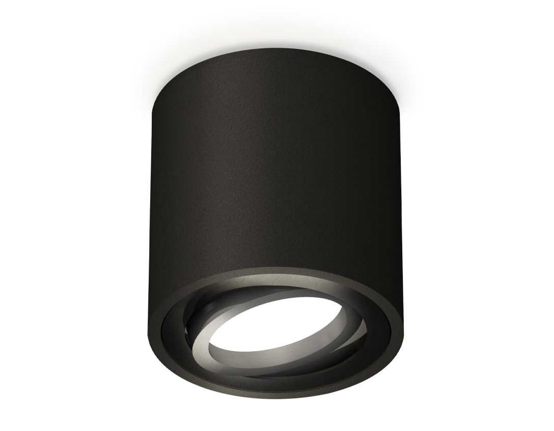 Комплект накладного светильника Ambrella light Techno Spot XS7532002 SBK/PBK черный песок/черный полированный (C7532, N7002)