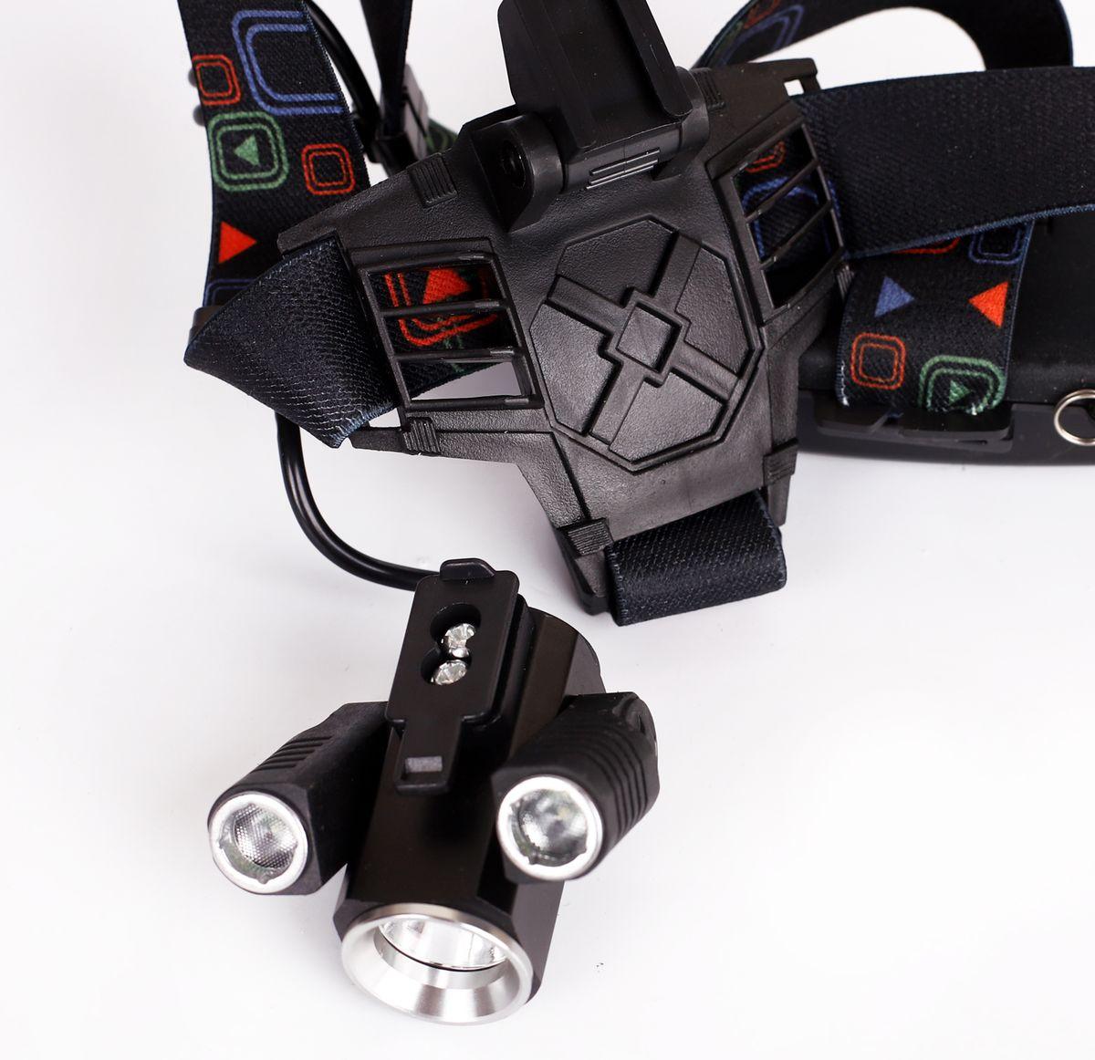 Налобный светодиодный фонарь Ultraflash аккумуляторный 100х90 400 лм E156 14660