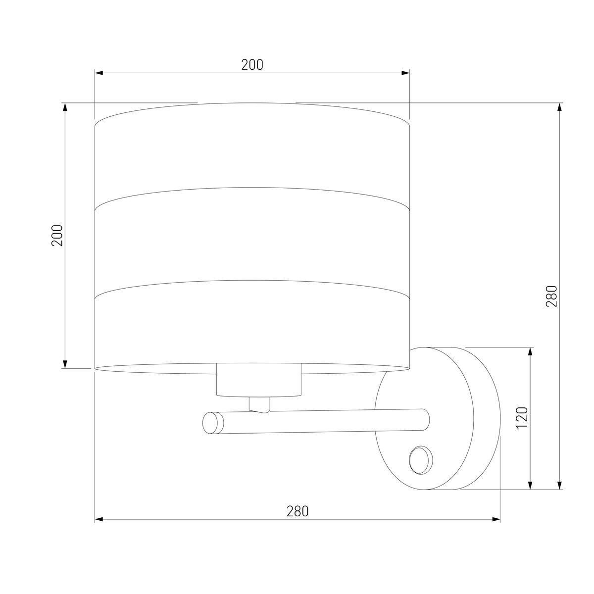Бра TK Lighting 3210 Tago Black