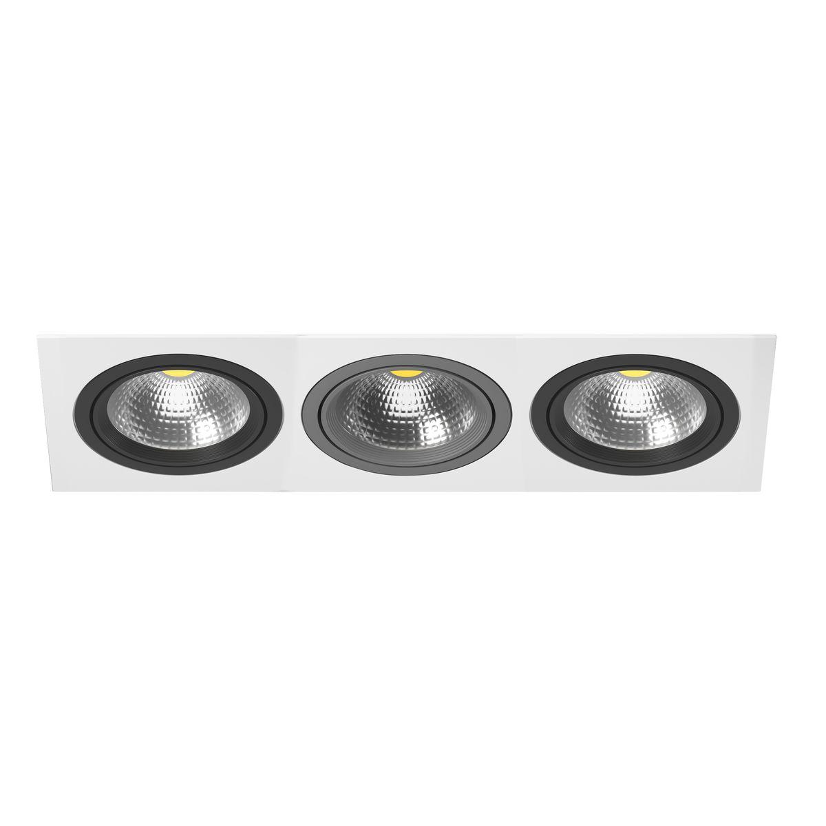 Комплект из светильника и рамки Lightstar Intero 111 (217836+217907+217909+217907) i836070907